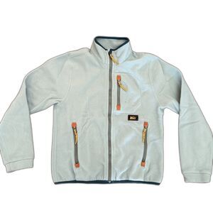 REI Co-Op Trailsmith Polartec Fleece Zip Up Jacket Kids M 10-12 Outdoor Warm